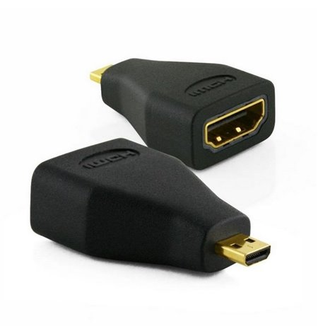Adapter, üleminek: HDMI female - Micro HDMI male, Type A-D