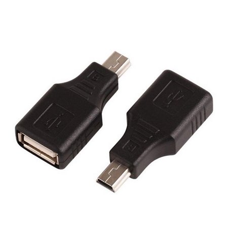 Adapter: USB, female - Mini USB, male