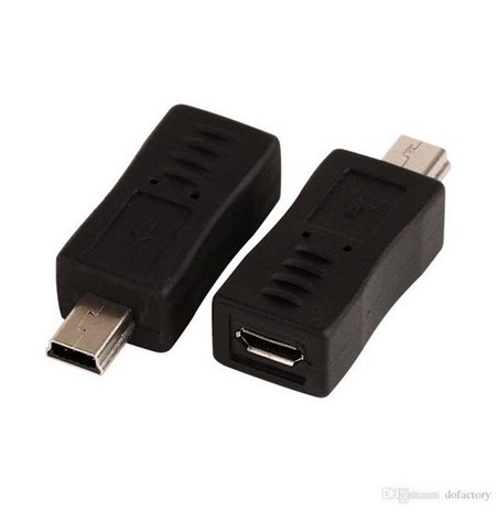 Adapter: Micro USB, female - Mini USB, male