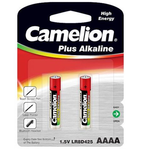 AAAA alkaline battery - Camelion - AAAA, LR8D425, LR61, MX2500, UM 6 JIS