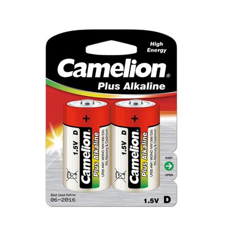 LR20 alkaline battery - Camelion - D, LR20, MN1300, MX1300, Type 373