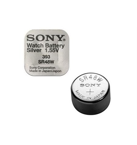 SR48 watch battery - MuRata (Sony) - AG5, SG5, LR48, SR48, LR754, SR754, L750, 393, 309, 193