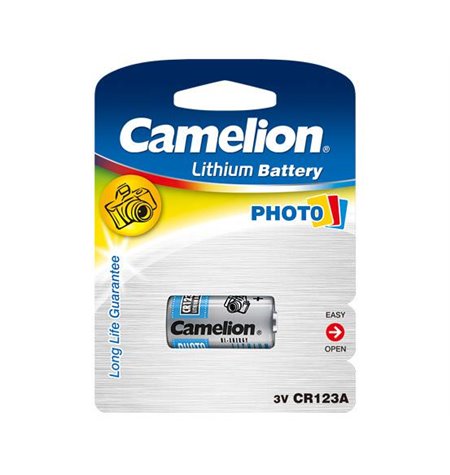 CR123 lithium battery - Camelion - CR123, 17345, 16340, CR123A, CR-123A, CR17345