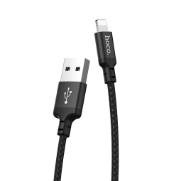 Hoco juhe, kaabel: 2m, Lightning, iPhone, iPad - USB: X14 - Must