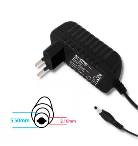 Charger, power adapter 5V - 1A - 5.5x2.1mm