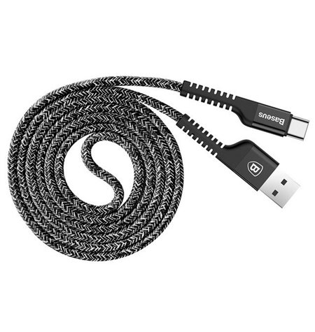 Baseus кабель: 1m, USB-C - USB: Confidant Anti-Break