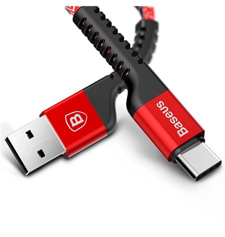 Baseus juhe, kaabel: 1m, USB-C - USB: Confidant Anti-Break