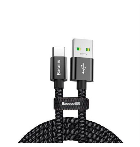 Baseus cable: 1m, USB-C - USB: Double Fast, 5A