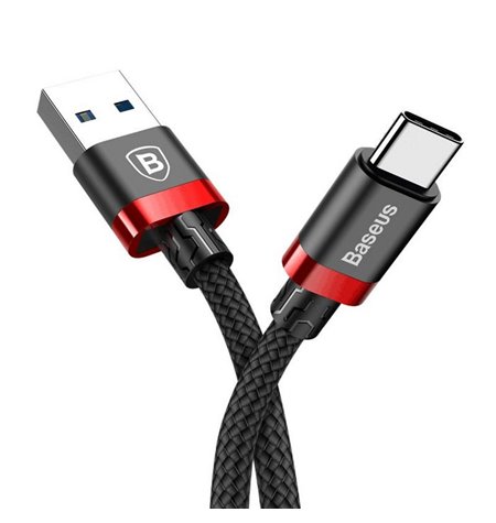 Baseus cable: 1m, USB-C - USB: Golden Belt