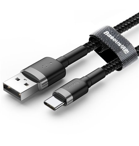Baseus cable: 2m, USB-C - USB: Cafule