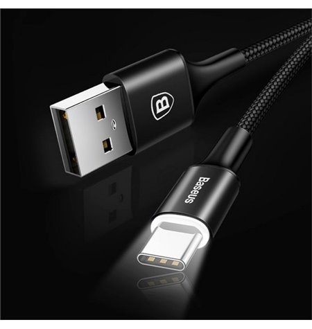 Baseus cable: 2m, USB-C - USB: Rapid