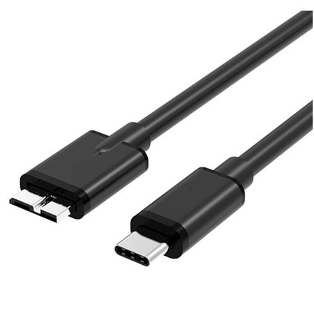 Juhe, kaabel: 1m, Micro USB 3.0 - USB-C