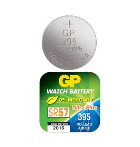 SR927 watch battery - GP - AG7, SG7, LR57, SR57, LR927, SR927, GR927, LR926, SR926, 395, 399, 195