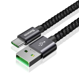 Baseus juhe, kaabel: 1m, USB-C, Type-C - USB: Double Fast, 5A