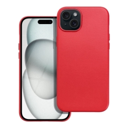 Leather case, cover iPhone 15 -  Red