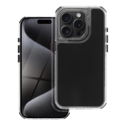 Case Cover iPhone 15 Pro - Black-Transparent