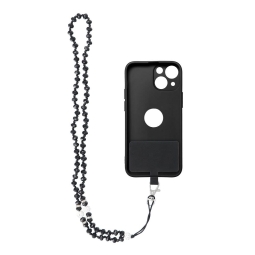 Lanyard with carabine 74cm - Black