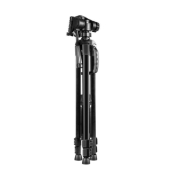 Statiiv tripod 1.39m, 0.95kg, 3D 360o, 1/4 kruvi + telefoni hoidik, Puluz PU3096B - Must