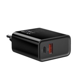 Зарядка 1xUSB-C, до 30W QuickCharge адаптер питания