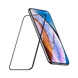 Premium 3D Kaitseklaas - iPhone 11 Pro Max, iPhone XS Max - Must