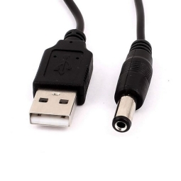 Кабель: 0.9m, USB, папа - DC 5.5x2.1mm, папа