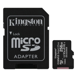 256GB microSDXC карта памяти Kingston Canvas Select Plus, до W85/R100 MB/s