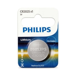 CR2025 lithium battery, 1x - Philips - CR2025