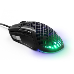 USB mouse SteelSeries Aerox 5, 18000DPI, 66g, RGB, 9 nuppu - Black