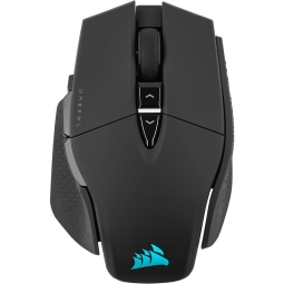 Bluetooth + 2.4Ghz беспроводная мышка Corsair M65 Ultra, 26000DPI, 110g-128g, RGB, 6 nuppu - Чёрный