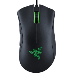 USB мышка Razer DeathAdder Essential, 6400DPI, 96g, RGB, 5 nuppu - Чёрный