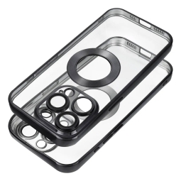 Case Cover iPhone 14 Pro - Transparent-Black